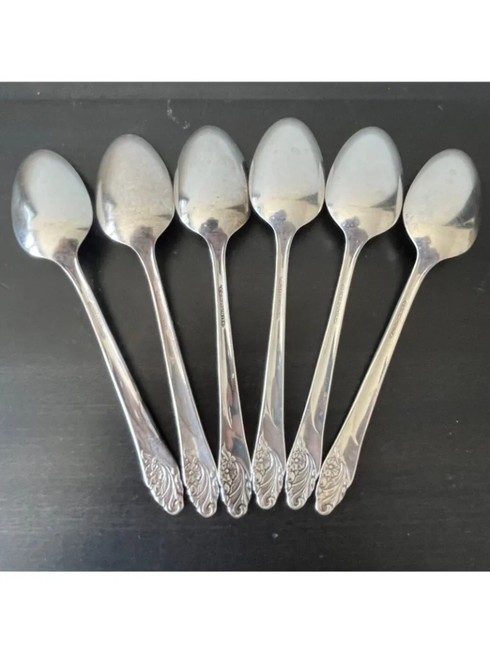 Oneida Community EVENING STAR Silverplate Teaspoons Set of 6